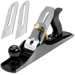 TRUPER - Cepillo garlopa para carpintero # 5 estriado, 2 cuchillas