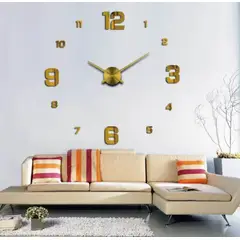 GENERICO - Reloj 3D Grande con Relieve Decorativo Moderno Europeo Hogar Oficina