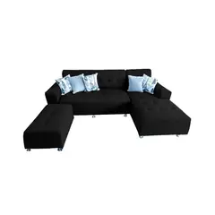 GENERICO - Seccional Londres Negro + 1 Banqueta