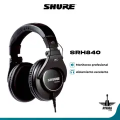 SHURE - SRH840 AUDIFONOS DE MONITOREO
