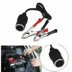OEM - Conector Hembra Cigarrera Con Pinzas Cocodrilo Para Batería