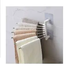 GENERICO - Toallero rack colgador soporte de Baño 8 capas