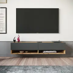 STARHOME - CENTRO DE ENTRETENIMIENTO BRATISLAVA FLOTANTE ROBLE Y PLOMO