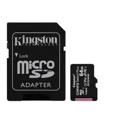 KINGSTON - Micro 64Gb Sdxc Memoria Micro Sd Canvas Select Plus