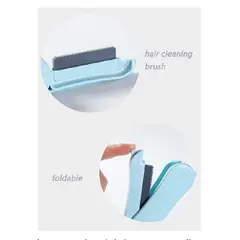 GENERICO - MINI REMOVEDOR DE PELUSAS PORTÁTIL AZUL CLARO.