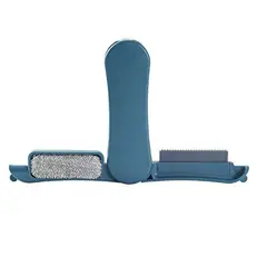 GENERICO - MINI REMOVEDOR DE PELUSAS PORTÁTIL AZUL OSCURO