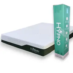HYPNO HOME - Colchón Viscoelástico Hypno King Con Funda Removible De Bambú