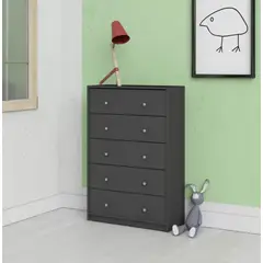 VENTITAS HOME - Cómoda Contemporánea Phitea Gris