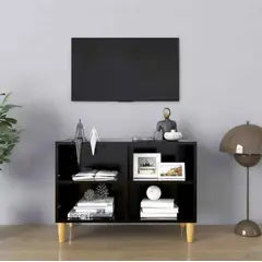 VENTITAS HOME - Mesa de Tv 75 Bobo Negro