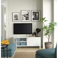 VENTITAS HOME - Mesa de Tv 75 Yakua Blanco