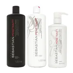 SEBASTIAN - Shampoo 1000ml + Acondicionador + Mascarilla Penetraitt