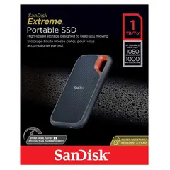 SANDISK - DISCO SSD Externo 1TB EXTREME RESIST AL AGUA