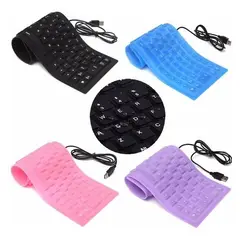SEISA - Teclado Flexible enrollable Impermeable-entrada Usb