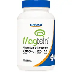 NUTRICOST - Treonato De Magnesio L-threonate 2000 Mg Magtein Magnesium