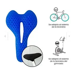 GENERICO - Asiento Cojín Gel de Silicona para Bicicleta Funda