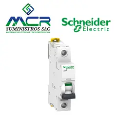SCHNEIDER ELECTRIC - INTERRUPTOR TERMOMAGNETICO 1P 16A 10KA 230V IC60N  Schneider