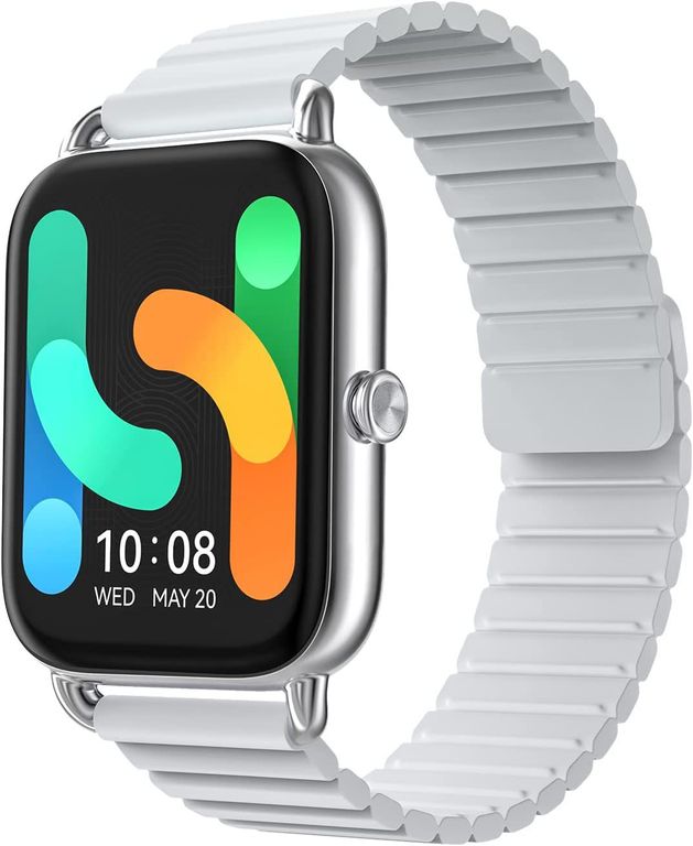 Smartwatch Rs4 Plus Pantalla Amoled Correa Magnetic - Plateado