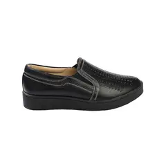 ESTODAS - Zapatilla de Cuero Sneaker 23 Negro