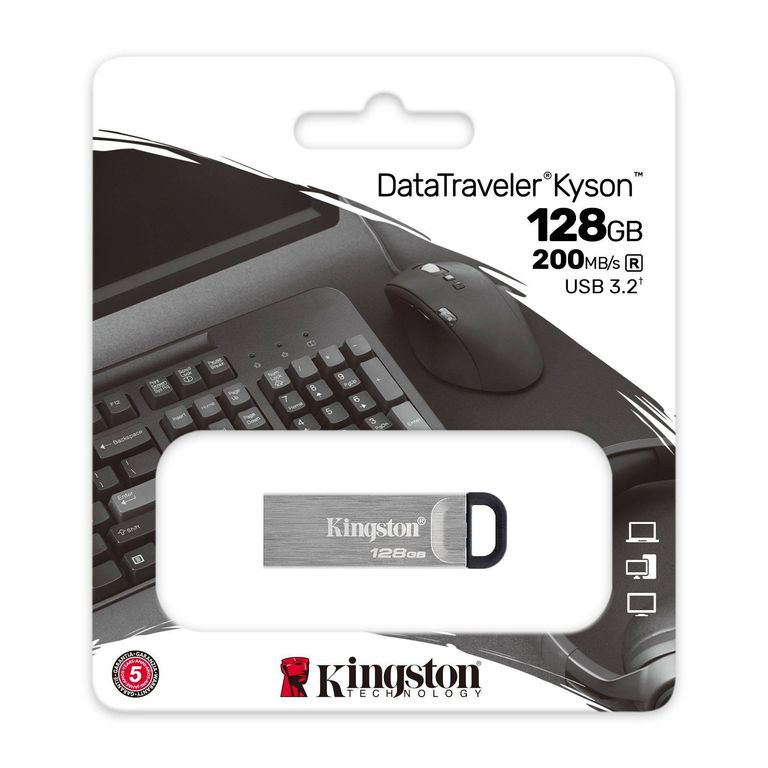 Memoria Usb Datatraveler Kyson 3.2 Gen 1 De 128 Gb.