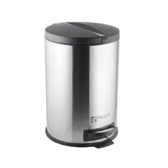 FACUSA - Papelera con pedal de acero inoxidable de 20LT