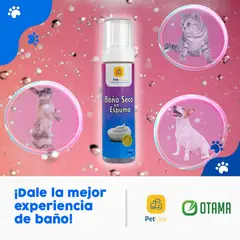 OTAMA - Baño Seco Shampoo en Espuma para perros Pet Line 200 ml