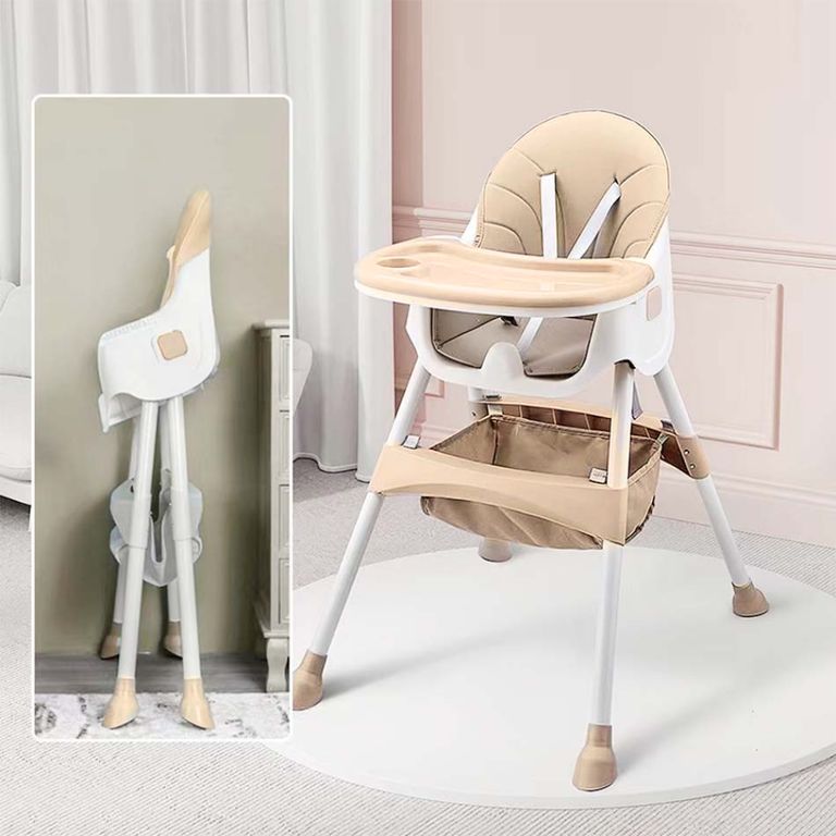 SILLA DE COMER PLEGABLE BEIGUE
