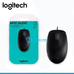 LOGITECH - MOUSE M110 SILENT OPTICO USB BLACK