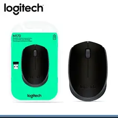 LOGITECH - MOUSE M170 WIRELESS BLACK