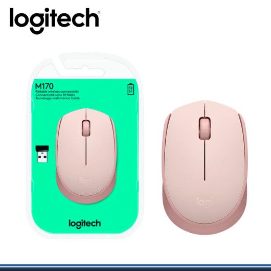 MOUSE M170 WIRELESS ROSE 910-006862