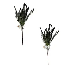 FLORIPA - Pack de 2 Ramas de Lavanda Gris 00110-2 FLORIPASTORE