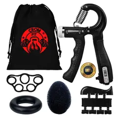 HOLGU - Pack Hand Grip 5 Piezas Contador y Regulador 60kg