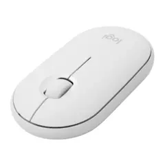 LOGITECH - Mouse Pebble M350 Silent Wireless Bluetooth White