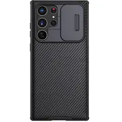 SAMSUNG - Case Nillkin S22 ultra Camshield Funda Híbrida Negro.