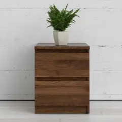 VENTITAS HOME - Velador Iris 2 Cajones Bellota