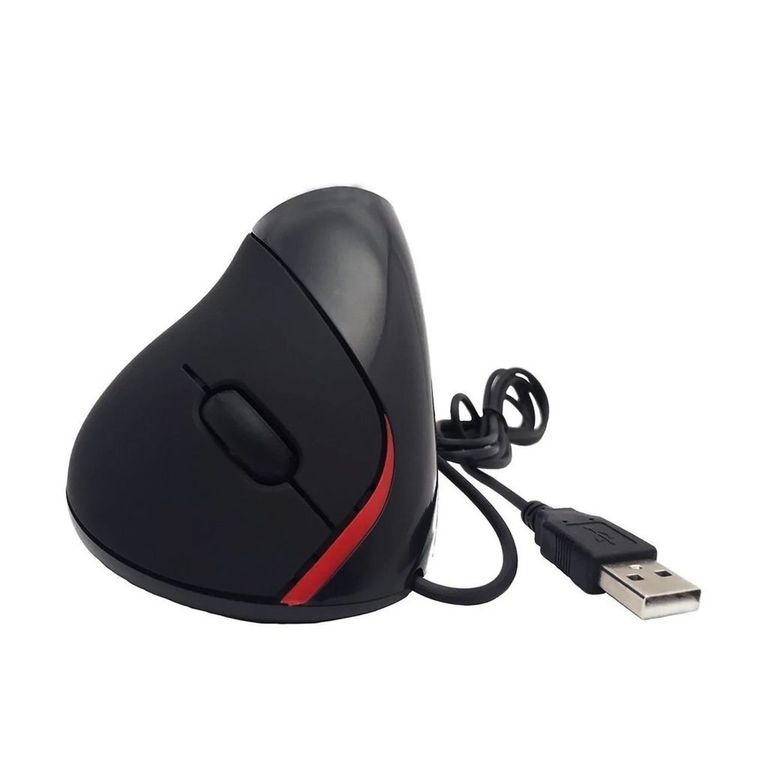 Mouse Vertical Optico Ergonomico con Cable USB