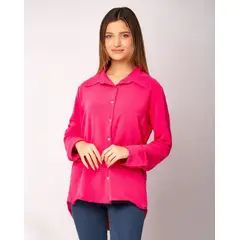 NEBULA - Blusa Zillal - NÃ©bula - Fucsia.