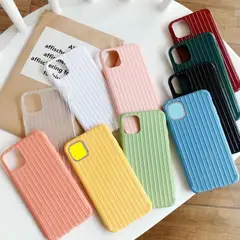 GENERICO - Iphone 11 pro max case protector de silicona -NEGRO