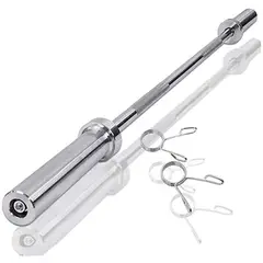 XTREME SPORT - Barra Olímpica Recta de 120 cm + Seguros