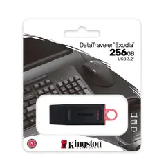 KINGSTON - Memoria USB DT EXODIA 256GB 3.2