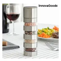 OTTOWARE - Molinillo Manual de Condimentos 4 en 1