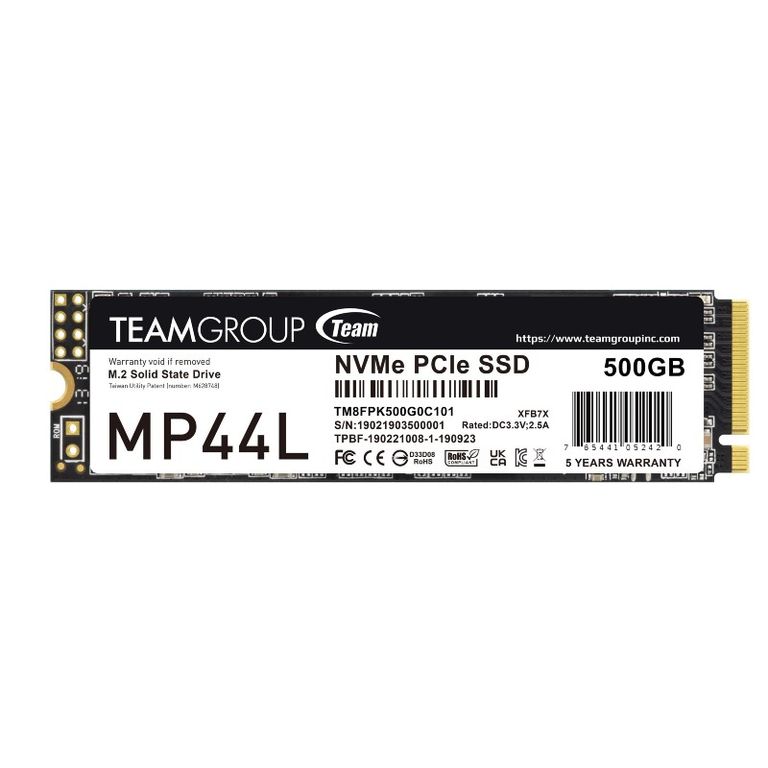 Disco SSD MP44L 500GB SLC Cache NVMe 1.4