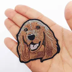 QALA DISEÑO - Parche Bordado - - Perro Cocker