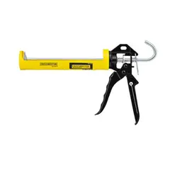 GENERICO - Pistola Industrial Silicona Cartucho Crossmaster 9936806 - Amarillo