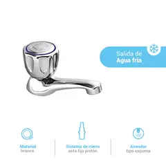 ITALGRIF - Llave para lavatorio vallarta cromado