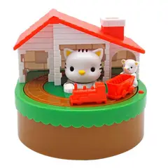 GENERICO - Alcancía Divertida Gato Y Ratón Ahorra Ahora