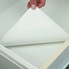 CONTACT - Cobertor No Adh. Zig-Zag Blanco 30.4 cm. x 1.5 mt