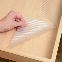 CONTACT - Cobertor Premium No Adhesivo Acanalado Transparente 40.6 x 120 cm.