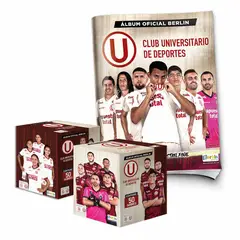 EDITORIAL BERLIN - Club Universitario de Deportes 2023, 1 álbum tapa blanda + 2 cajitas