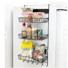 GENERICO - Organizador de Refrigerador Colgante Condimentos Estante Cocina