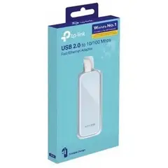TP LINK - TP-Link - Adaptador De Red UE200 USB 2.0 To 10/100 Mbps